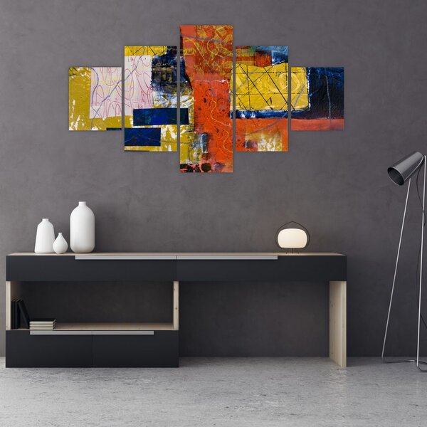 Obraz - Abstrakce (125x70 cm)