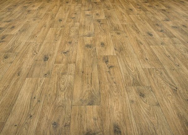 Breno PVC MAXIMA PLUS Ohrid Oak S45 (591-16) – hnědé dřevo, šíře 400 cm