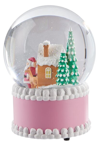X-MAS Sněhová koule hrací 12 cm