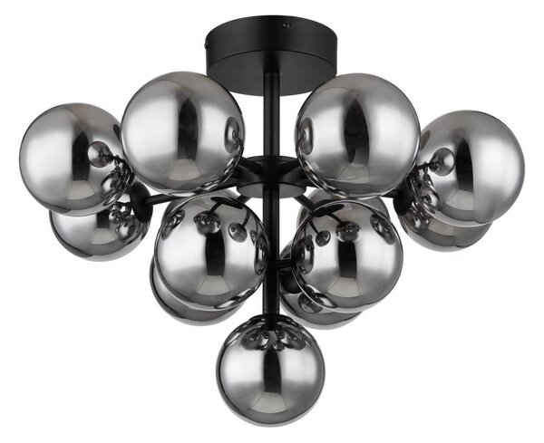 Globo 56143-13D - Přisazený lustr GRAPPY 13xG9/5W/230V pr. 56 cm černá