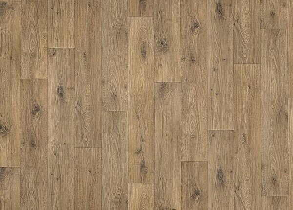 Breno PVC MAXIMA PLUS Ohrid Oak S43 (591-02) – hnědé dřevo, šíře 400 cm