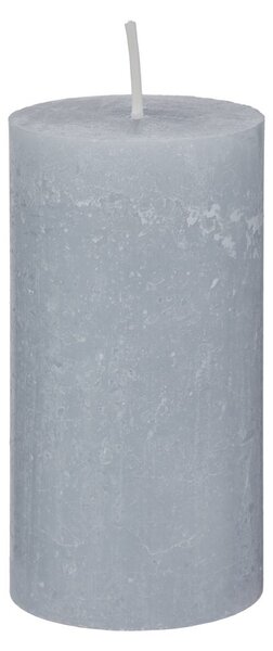 RUSTIC Svíčka 13 cm - sv. šedá