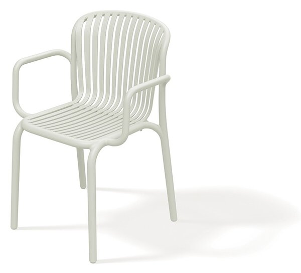 Prosperplast Zahradní židle s područkami BRENES 57,5x53x82,5 cm béžová