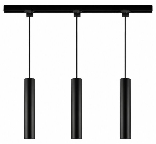 Philips - LED Stm. lustr na lanku v lišt sys EASYLINK 3xGU10/4,7W/230V 1m černá