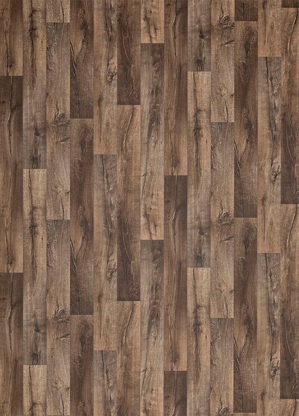 Breno PVC MAXIMA PLUS Hunter Oak S44 – tmavé dřevo, šíře 300 cm