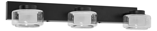 Ledvance-LED Koupelnové nástěnné svítidlo ORBIS FLAME 3xLED/5,5W/230V IP44 černá