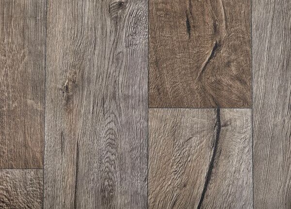 Breno PVC MAXIMA PLUS Hunter Oak S39 – tmavé dřevo, šíře 300 cm