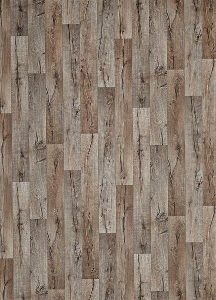 Breno PVC MAXIMA PLUS Hunter Oak S39 – tmavé dřevo, šíře 300 cm