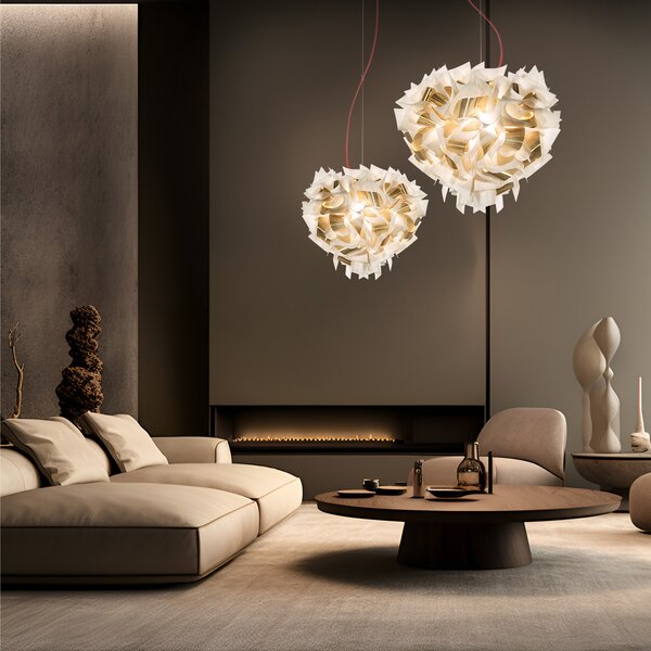 Slamp designová závěsná svítidla Veli Aurea Suspension Large
