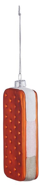 HANG ON Skleněná ozdoba zmrzlinový sandwich