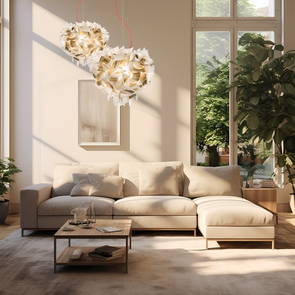 Slamp designová závěsná svítidla Veli Aurea Suspension Large