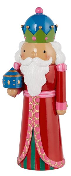 X-MAS Soška krále Melichar 20 cm - červená
