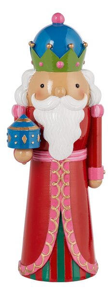 X-MAS Soška krále Melichar 20 cm - červená