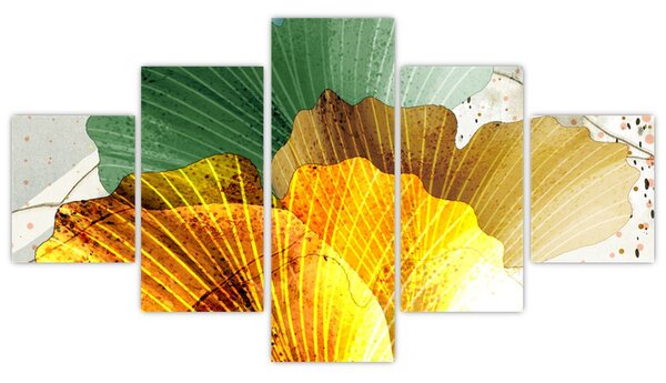 Obraz - Listy (125x70 cm)