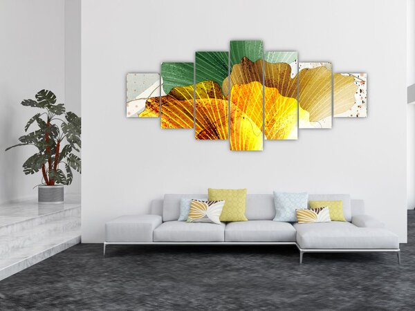 Obraz - Listy (210x100 cm)