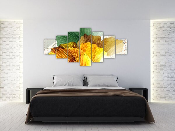 Obraz - Listy (210x100 cm)