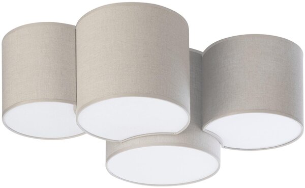 TK Lighting Mona nástěnné svítidlo 4x15 W béžová 6592