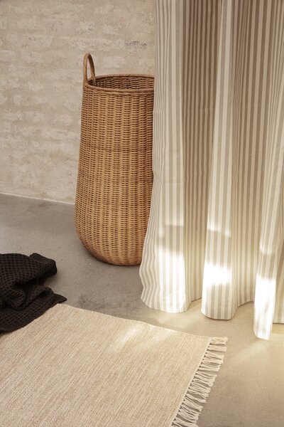 Ferm Living 1104272794 Sprchový závěs Chambray olivový