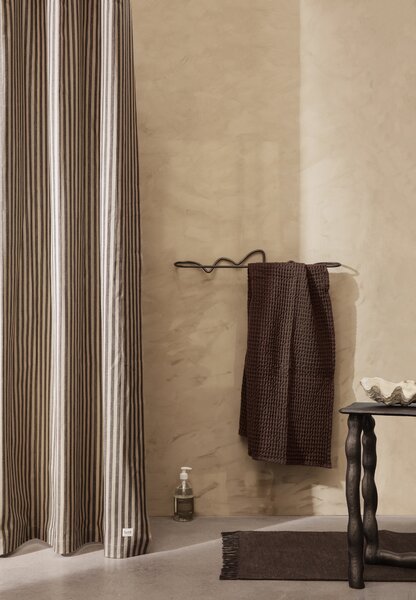 Ferm Living 1104272794 Sprchový závěs Chambray olivový