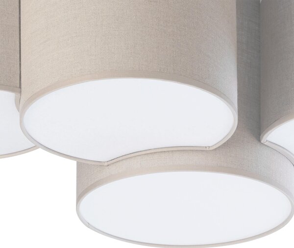 TK Lighting Mona nástěnné svítidlo 4x15 W béžová 6592