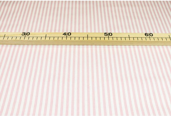 Bavlněná látka růžové pruhy Barva Růžová Rozměry Šířka 140 cm
