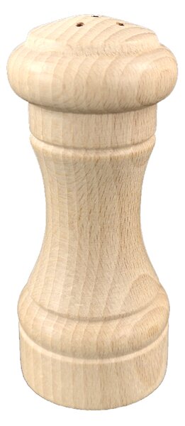 AMADEA Dřevěná slánka přírodní, masivní dřevo, 10 cm