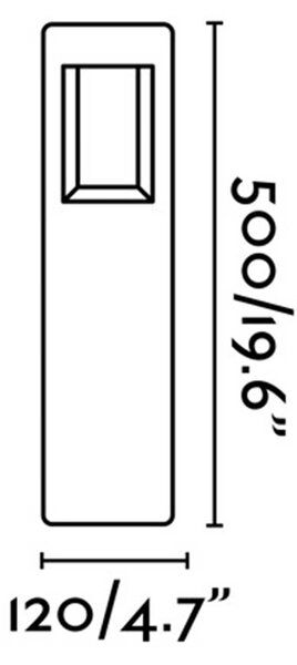 Faro Naya LED sloupkové venkovní svítidlo IP54 200mm