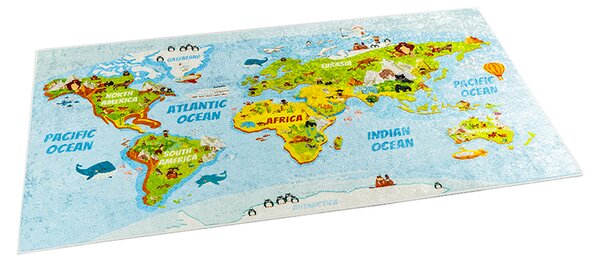 BELLATEX Kobereček dětský Modrá,Zelená,Žlutá šířka 80 cm , délka 150 cm