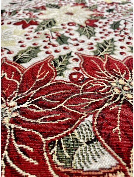 Vánoční gobelínový běhoun na stůl Chenille IT08 Barva Vícebarevná Rozměry 40x130 cm