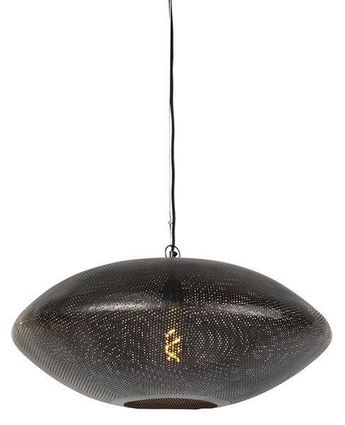 Orientální závěsné svítidlo černé se zlatem 60 cm - Radiance