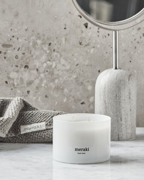 Meraki Vonná svíčka Fresh Linen - 340 g MK196