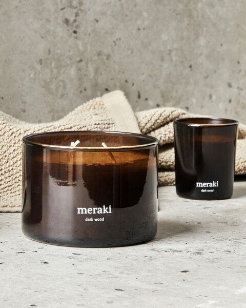 Meraki Vonná svíčka Dark Wood - 340 g MK195
