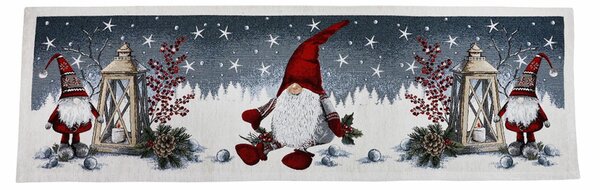 Vánoční gobelínový běhoun na stůl Chenille IT011 Barva Vícebarevná Rozměry 40x130 cm