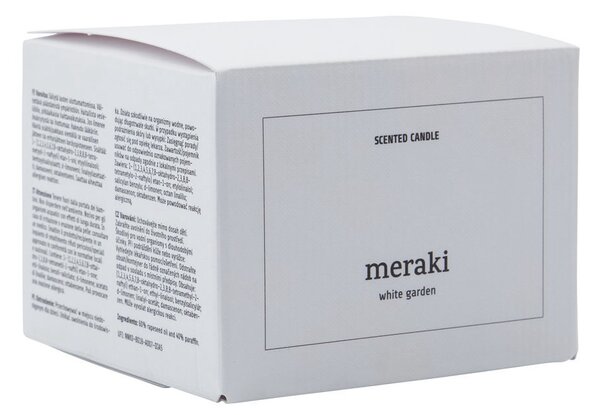 Meraki Vonná svíčka White Garden - 340 g MK197