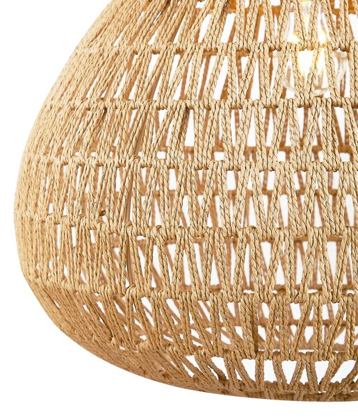 Skandinávské závěsné svítidlo hnědé 45 cm - Lina Natural