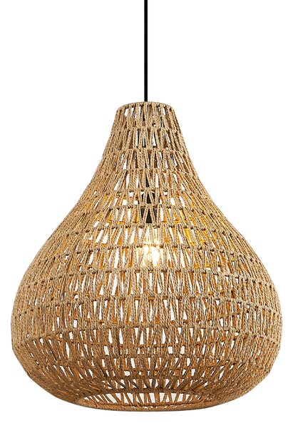 Skandinávské závěsné svítidlo hnědé 45 cm - Lina Natural