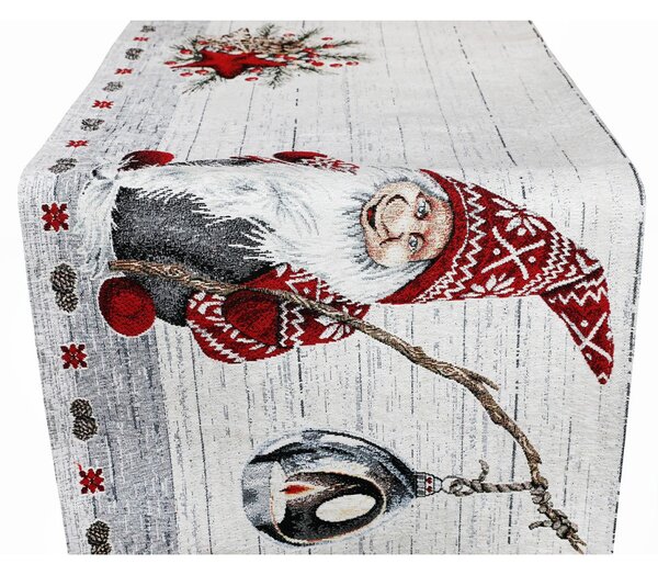 Vánoční gobelínový běhoun na stůl Chenille IT012 Barva Vícebarevná Rozměry 40x90 cm