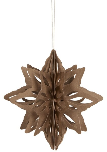 COOEE Design Set papírových hvězd Super Nova - Coffee CED473
