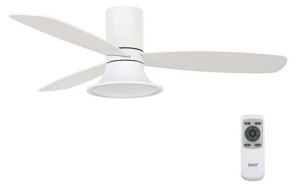 Lucci Air 210661-LED Stmívatelný ventilátor FLUSSO 1xGX53/18W/230V dřevo/bílá+DO