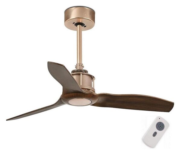 FARO 33423-Stropní ventilátor JUST FAN hnědá/měděná pr. 81 cm + dálkové ovládání