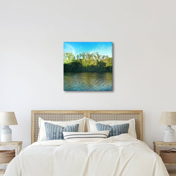 Obraz - jezero (30x30 cm)