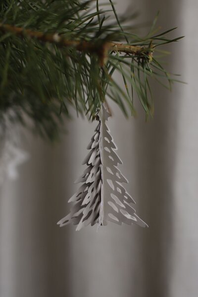 COOEE Design Set papírových stromečků Pinetree - Sand CED477
