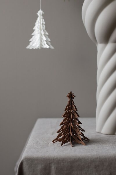 COOEE Design Set papírových stromečků Pinetree - Coffee CED476