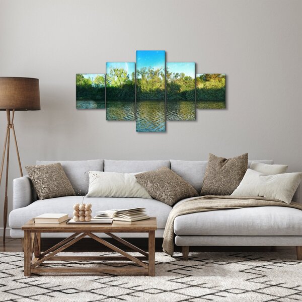 Obraz - jezero (125x70 cm)