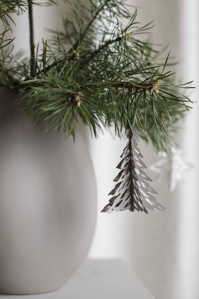 COOEE Design Set papírových stromečků Pinetree - Sand CED477