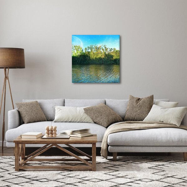 Obraz - jezero (30x30 cm)