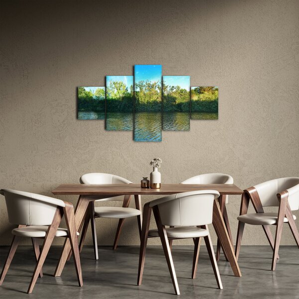 Obraz - jezero (125x70 cm)