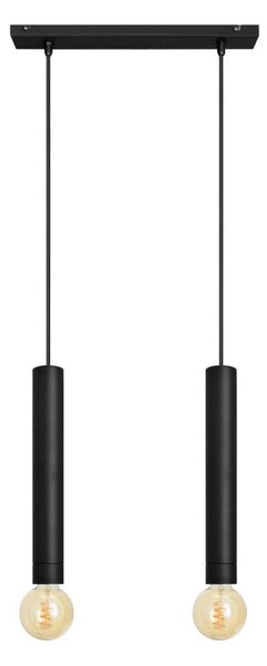 Lustr na lanku TUBA 2xE27/15W/230V černá