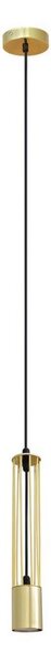 LED Lustr na lanku BARS 1xGU10/4,8W/230V zlatá