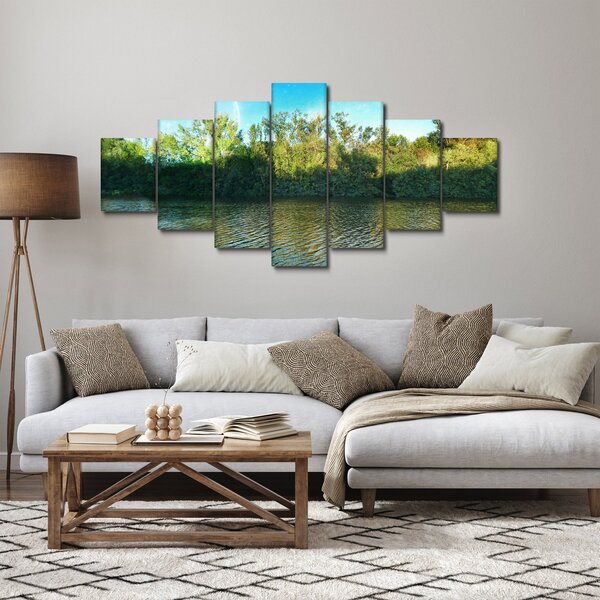 Obraz - jezero (210x100 cm)